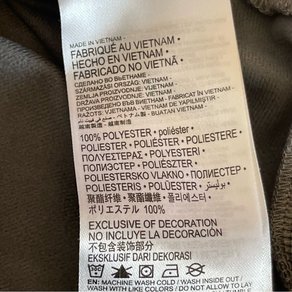 Nike Gray and Black Camo Baby Jacket with Orang Logo Size 18 Month Old - Picture 7 of 8